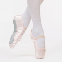 Zapatos de Baile de Satén S6006, Zapatos de Ballet con Punta para Mujer