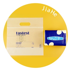 Frosted Plastic Zipper Bag Food Packaging Biodegradable Standing Up Pouches Food Packaging Zip lock Bags For Bread