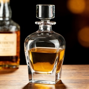 ขวดเหล้าคริสตัลไร้สารตะกั่<span class=keywords><strong>ว</strong></span>พร้อมจุกปิด ขวดใสสำหรับเหล้าหรือสุรา ขวดแก้<span class=keywords><strong>ว</strong></span>ดีไซน์หรูหรา ขายส่ง มีบริการสั่งทำพิเศษ - Product Image 2