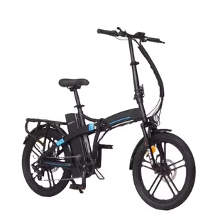 Venta al por mayor 48V 350W 500W Envío barato de alta calidad 20 "Neumático gordo Ebike Bicicleta eléctrica plegable