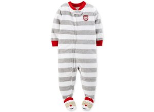 Nuovo pagliaccetto in pile polare personalizzato tutina natalizia per neonato - Product Image 2