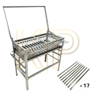 Parrilla Resistente a la Oxidación BlazeFor de Suministro Directo, Área Efectiva de 40x80cm y Altura de 75.7cm para Acampar <span class=keywords><strong>en</strong></span> la Cumbre - Product Image 3