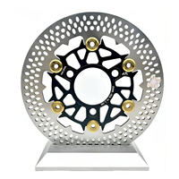 Disque de frein semi-flottant en alliage d'aluminium VESR Totem, 3 trous, 220/245MM, pas 7.0, pour dissipation rapide de la chaleur, haute dureté