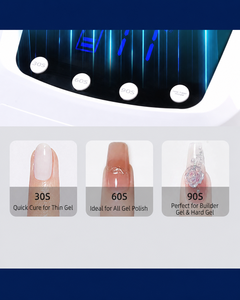 Lampe UV LED portable 388W rechargeable à faible chaleur pour séchage des ongles, lampe UV professionnelle sans fil pour le durcissement des ongles - Product Image 6