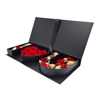 Boîte rigide en carton personnalisable de luxe, en forme de livre, en papier couché mat biodégradable, faite à la main, pour chocolats et confiseries