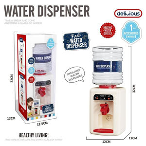 Mini distributeur d'eau jouet avec son et lumière, jeu d'imitation, développement des compétences sociales, motricité fine, cadeau parent-enfant - Product Image 4