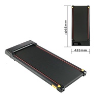 Treadmill Mini Elektrik Portabel Murah OEM 2026 0.75HP Walking Pad Layar LED Manual Incline Tanpa Monitor Detak Jantung Untuk Penggunaan di Rumah
