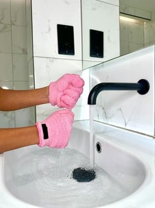 Échantillon Gratuit – <span class=keywords><strong>Gant</strong></span> de Lavage Visage en <span class=keywords><strong>Microfibre</strong></span> Ultra-Absorbant et Doux pour Nettoyage et Démaquillage – <span class=keywords><strong>Gant</strong></span> de Spa pour le Visage - Product Image 4