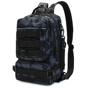 Sac à dos tactique pour homme en gros personnalisé, à bandoulière simple ou double, multifonctionnel, pour les voyages en plein air, grande capacité, sac de poitrine - Product Image 3