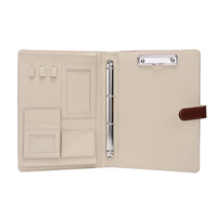 Organizador de Bolsa de Viaje A4 Personalizado, Carpeta de Cuero para Archivos con Carpetas, un Producto de Archivo Duradero