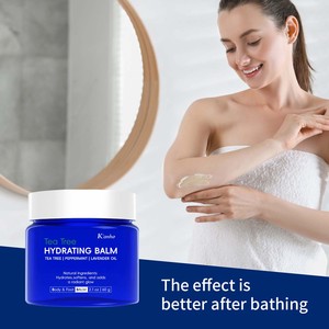 Venta al por mayor de crema de bálsamo de aceite de árbol de té para el cuidado de los pies del cuerpo Natural calmante hidratante cuidado de la piel para la piel seca y agrietada fabricante - Product Image 4