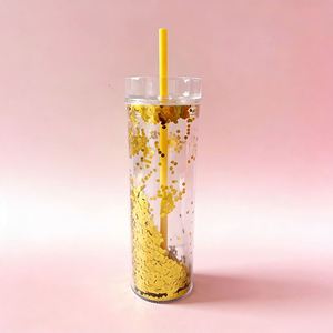 Vaso de Plástico de Doble Capa con Brillo, Cambia de Color, Regalo de Cumpleaños/Días Festivos, Vaso Publicitario, Opciones Multicolor, Diseño Portátil - Product Image 4