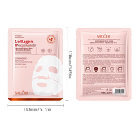 Masque facial hydratant anti-rides au collagène et à la niacinamide OEM SADOER, cosmétiques coréens en gros, soins de la peau, masques faciaux