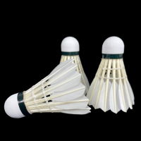 Volants de badminton professionnels LS700 Classe A en plumes d'oie, durabilité A+, pour l'entraînement