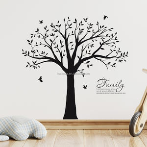 Cadre photo de famille <span class=keywords><strong>arbre</strong></span> simple créatif stickers muraux salon chambre décoration papier peint autocollants auto-adhésifs - Product Image 4