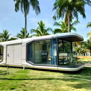 Nueva casa móvil de lujo estilo cápsula espacial casa prefabricada contenedor portátil para uso al aire libre para escuelas y hoteles - Product Image 3