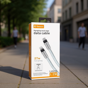 Innov Hanging Neck <b>Rope</b> Data Cable 1.2M 27W Fast Charging For Phone - Product Image 3