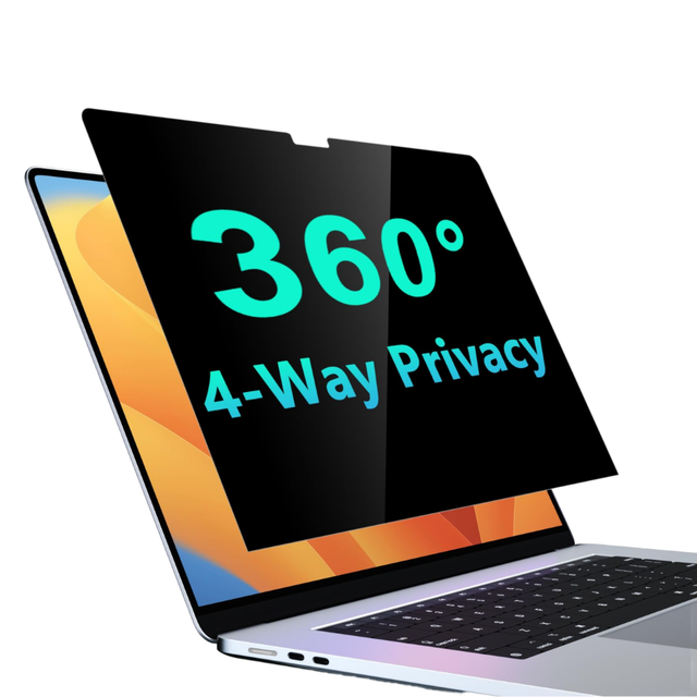 Provan PET Laptop Privacy Screen Film 14 15.6 16 17.3Inch Anti-reflection 9H Grade AAA Matte Magnetic Wholesale Removable