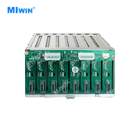 Cage Hard Disk MIwin Custom 2.5 inci 8-posisi SAS SATA Hot-swap, Modul HDD 2.5 Inci 8 Bay dengan Backplane SAS/SATA