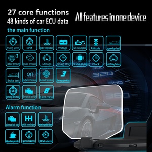 บลูทูธ<span class=keywords><strong>แอ</strong></span>พนำทาง HUD, จอแสดงผลแบบ Free-Form ไม่มี Ghosting, <span class=keywords><strong>OBD2</strong></span> GPS โหมดคู่ <span class=keywords><strong>ป</strong></span>รับความสว่างอัตโนมัติสำหรับรถยนต์ 12V/24V - Product Image 5