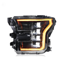 Ensemble de phares à LED à quatre lentilles avec clignotants DRL de remplacement pour Ford F150 Raptor 2015-2021
