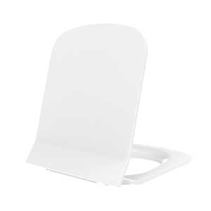 Abattant <span class=keywords><strong>de</strong></span> toilettes carré Sunten SU064 Urea UF Slim à fermeture douce avec options blanc/noir, garantie 2 ans - Product Image 1