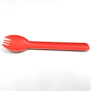 Vente en gros de <span class=keywords><strong>couverts</strong></span> en papier <span class=keywords><strong>jetables</strong></span> écologiques résistants à la chaleur, ensembles fourchette cuillère - Product Image 1