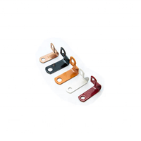 Clips électriques Cooper en gros, clips métalliques colorés personnalisés, pinces à câble en acier thermolaqué pour fixation de tuyaux