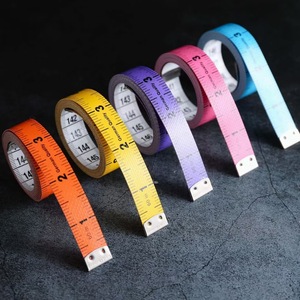 เทปวัดตัวแบบนุ่ม 150 ซม. สีสันสดใส สำหรับงานเย็บผ้า ตัดเย็บเสื้อผ้า และงานควิลท์ - Product Image 1