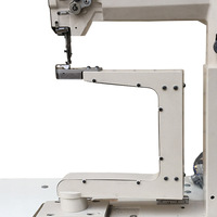 Machine à coudre industrielle à colonne haute rotative à 360 degrés, multifonctionnelle, pour bottes de moto, fabrication de chaussures en cuir, moteur principal