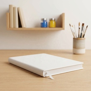 Libro de Mensajes de Deseos para Invitados de Boda, Diario de Cuero PU Personalizado, Cuaderno Creativo y Moderno para Fiestas de Boda con Papel en Blanco - Product Image 4