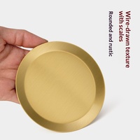 Luxuriöser Tassenuntersetzer mit Logo, Hochwertiges Haushaltszubehör, Kreative Teeunterlage, Untertasse, Kung-Fu-Tee-Set-Accessoire, 10cm Durchmesser