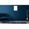 Meilleure Amie DIN A4 Impression sur Papier Abstraite Encadrée Noire Minimaliste Art Mural Moderne Décoration Intérieure