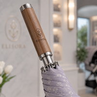 Parapluie de golf de luxe extra large de 30 pouces, coupe-vent, robuste, avec poignée en bois, classique, personnalisable avec logo, marque Baby