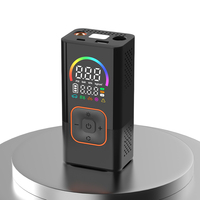 NOUVEAU 5641D Pompe à air numérique portable sans fil avec écran couleur ABS pour gonflage de pneus de voiture avec lumière d'urgence et moniteur de pression des pneus