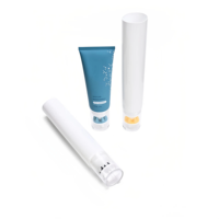 Tube souple cosmétique PE 100 ml avec long bec verseur, emballage plastique vide pour soins du cuir chevelu, essence de croissance capillaire, sérum capillaire