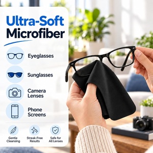 Paño de Limpieza para Gafas de Gamuza con Logotipo Personalizado en Relieve NOVISON, Microfibra, Modelo Y-261027-25 - Product Image 3