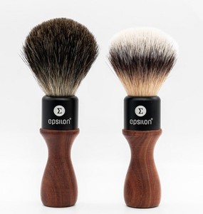 Brosse de rasage synthétique d'excellente qualité pour hommes African Blackwood 50/24Mm pour salon - Product Image 2