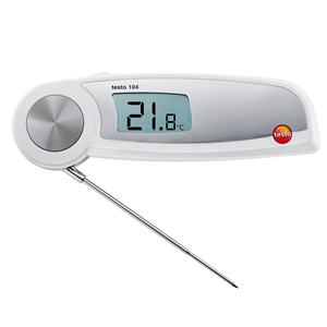 Thermomètre à sonde alimentaire testo 104 conforme à la norme HACCP, Thermomètre alimentaire étanche testo 104 (N ° de commande 0563 0104) - Product Image 1