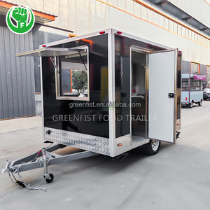 Mobile Food Trailer with Working Stainless Steel Rust Resistant Snack & Hotdog Service Customizable Outdoor Use - Product Image 6