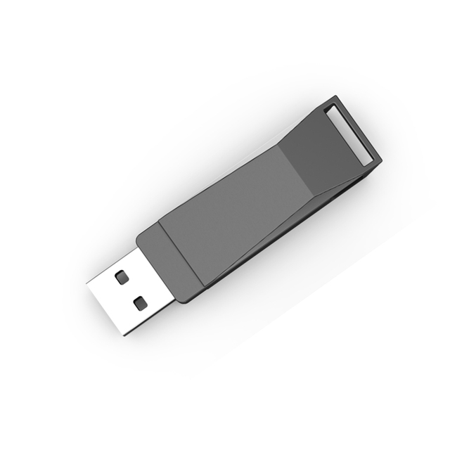 High Quality Luxury Tesla-shaped Rotating Dual Interface USB-C OTG Memory Stick for Corporate Gifts