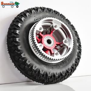 합금 스쿠터 부품이있는 전기 스케이트 보드 휠 풀리 72T 기어 키트 - Product Image 1