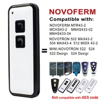 Nouvelle télécommande de portail / porte de garage à code roulant 433,92 MHz NOVOFERM MINI NOVOTRON 522 524 Vente chaude