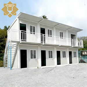 Villa de bureau préfabriquée à 2 étages, maison modulaire en verre pour centre d'<span class=keywords><strong>affaires</strong></span>, réception et bureau du personnel - Product Image 1