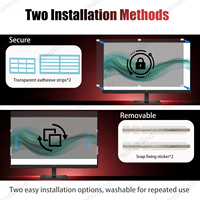 Filter Layar Privasi untuk Monitor HP 24 Inch 16:9 Anti Spy Eye Care dengan Lapisan Anti Sidik Jari dan Tahan Gores