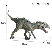 Modelos SL de Alta Calidad, Dinosaurio Indominus Rex T-Rex de Plástico PVC Sólido Realista, Juguetes Grandes para Niños y Niñas, Tema Animal, Original