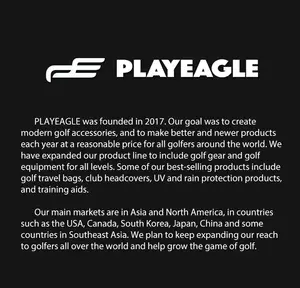 PLAYEAGLE Golf marka ajansı marka distribütörü işbirliği sıcak satış sert çanta üst Golf seyahat çantası