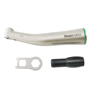 DEASIN Dental De-Max X15L волоконно-оптический светодиодный 4:1, увеличивающие угол, низкоскоростной наконечник, зеленые стоматологические инструменты