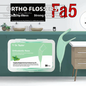 Yüksek Kaliteli <span class=keywords><strong>Dr</strong></span>.Taylor Ortodontik Diş İpi 30/50'li Paketler Kutu Başına Yeniden Kullanılabilir Naylon Özel Diş İpi Ağız Temizleme Modeli - Product Image 3