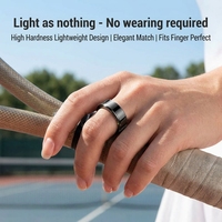 Bague connectée étanche à capteur de fréquence cardiaque et d'oxygène sanguin, avec fonction de commutation vidéo, pour hommes et femmes, cadeau de Noël – Nouveauté usine, vente chaude
